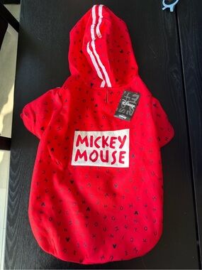 Disney Red Mickey Mouse Hooded Dog Tee